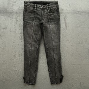 American Eagle Jeans Women's Size 6R Gray Low-Rise Jegging Crop Denim 26" Inseam